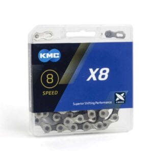 KETTING 7/8V 3/32 KMC X8 114 ZI/GRY