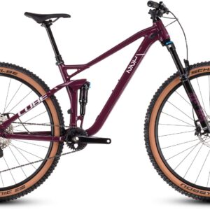 CUBE STEREO ONE22 RACE WINE/GREY XL