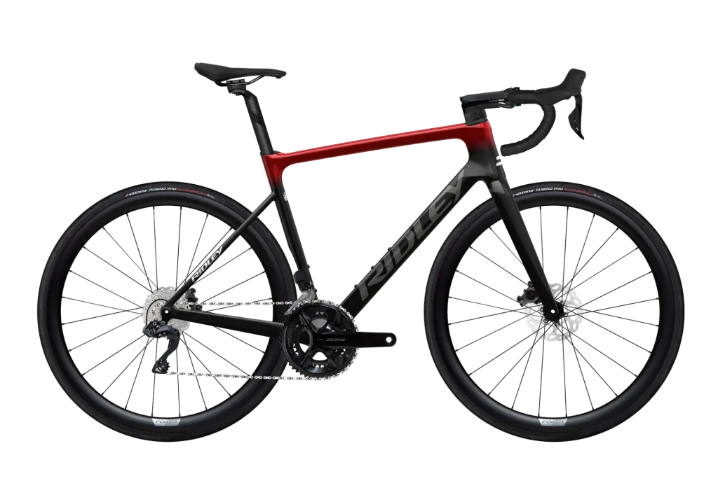 Ridley Falcn 105 Di2 met carbon wielen